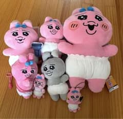 おぱんちゅうさぎぬいぐるみセットのサムネイル