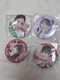 FRUITS ZIPPER 缶バッジ 4種セット 櫻井優衣 月足天音 松本かれんのサムネイル