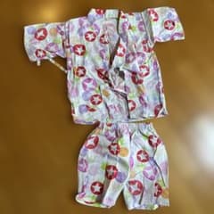 甚平 子供用 朝顔デザイン120cmのサムネイル
