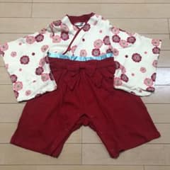 袴ロンパース 女の子 90のサムネイル