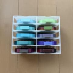 最終値下げ>ダイヤモンドアート用 ビーズトレイ 10色セット 収納ラック 