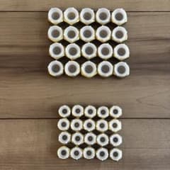 未使用エアコン用フレアナット20セット キャップ付 2分3分 3/8 1/4 E
