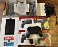Nintendo Switch 本体 有機ELドック付 プロコントローラー5個有 - メルカリ