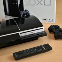 ✡PS3 80gb 中古美品 リモコン付✡のサムネイル