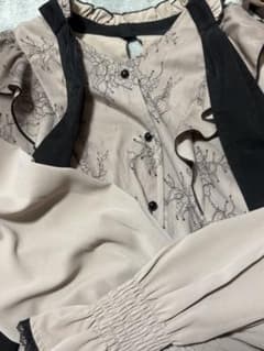 あ*な様 ROJITA 長袖 ブラウス ピンクレース フリルのサムネイル