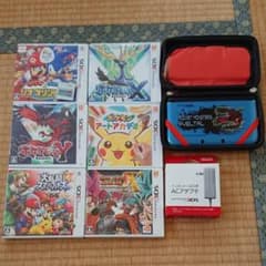 ニンテンドー3DS本体とソフト7点のサムネイル