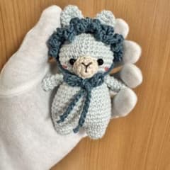 み*読様 ハンドメイド　あみぐるみ くまのぬいぐるみのサムネイル