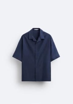 新品未使用・ZARAメン　ザラ　シャツ　Lサイズ　定価6500円のサムネイル