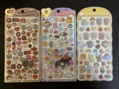 うるちゅるポップシール　チョコレート　パフェ　コットン　パン　デザートのサムネイル