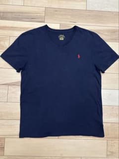 ✨【Polo Ralph Lauren】✨カスタムスリム　Vネック　ネイビー　Mのサムネイル