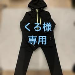 ADONE レインスーツ雨具上下150cm ブラックのサムネイル