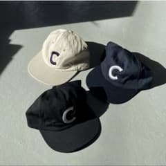 ciatre "C" logo SOLID WASHED CAP ベージュのサムネイル
