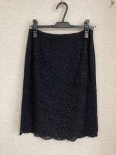 新品タグ付き　Jewel Changes レースタイトスカート ブラック 38のサムネイル
