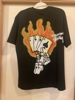 stussy ステゥーシー トランプtシャツ Lサイズのサムネイル