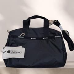 レスポートサック small uptown satchel 紺色 2way - メルカリ