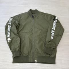 エイプミリタリー袖フルロゴジャケット - メルカリ