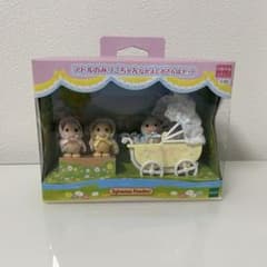 ［あざらしさま専用］シルバニア　アヒルのみつごちゃん なかよしおさんぽセットのサムネイル