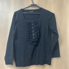 LAURA ASHLEY ブラックニット Mのサムネイル