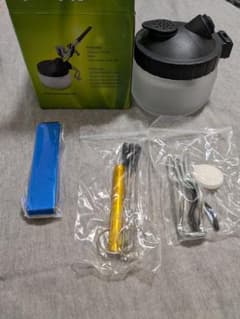 エアブラシ用 クリーニングポット メンテナンスツールセットのサムネイル