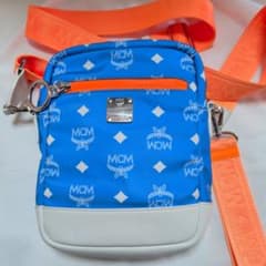 MCM ショルダーバッグ ブルー オレンジのサムネイル
