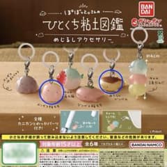 未使用】ぽぼっと。さんのひとくち粘土図鑑 めじるしアクセサリー 2点