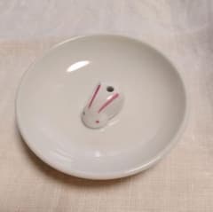 うさぎ お香立て 陶器製 お香付きのサムネイル