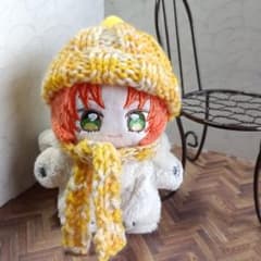 あんスタ いつぬい 一緒に暮らすぬい ぬい服 ニット帽 マフラー　イエロー系のサムネイル
