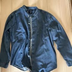 GAP The BIG Shirt デニムシャツ バンドカラー　値下げ可能のサムネイル