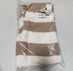 gelato pique スターバックス　パウダーベア刺繍ボーダーロングパンツ スタバgelato piqueパウダーベア刺繍ボーダーロングパンツ モカ