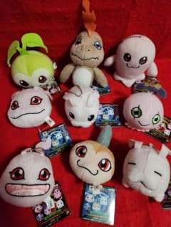 デジモン　カバンに付けられるぬいぐるみ　幼年期　vol.1 vol.2 　９種 デジモン カバンに付けられるぬいぐるみ 幼年期 vol.1 vol.2 9種