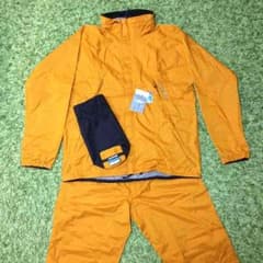 【新品】モンベル ハイドロブリーズ レインウエア 上下 メンズ Lのサムネイル