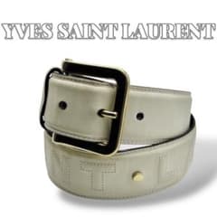 Yves Saint Laurent 화이트 여성 벨트 7296