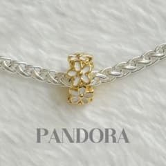 PANDORA パンドラ デイジー フラワー チャーム ゴールドのサムネイル