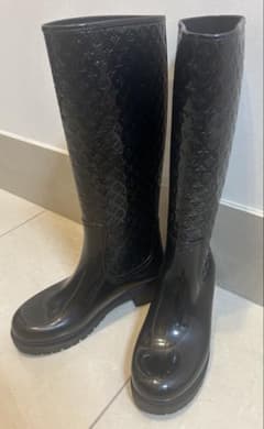 ルイヴィトン モノグラム レインブーツ ロング 長靴 ラバー ブラック 38 LOUIS VUITTON - ヴィトン レインブーツの通販 by QQ shop｜ルイ