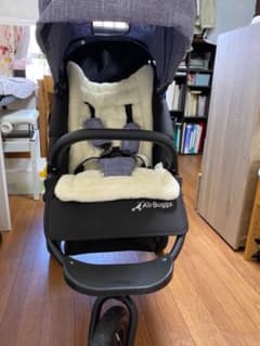 エアバギー　デニム　ベビーカー美品のサムネイル