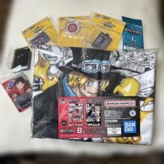 ONE PIECE 이치 반 쿠지 담요 & 특전 카드, 잡화 세트