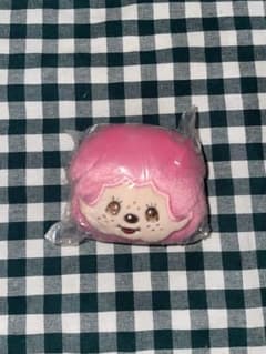 モンチッチ　フェイスぬいぐるみ　カラフルバージョン　ピンクのサムネイル