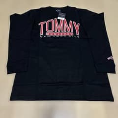 TOMMY 長袖プリントTシャツ ブラック　Lサイズのサムネイル