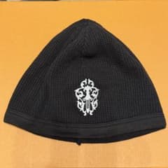 CHROME HEARTS ワッフルニット帽 ビーニー ブラック／メンズ - メルカリ