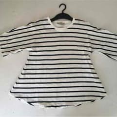 ZARA  Aラインボーダートップスのサムネイル