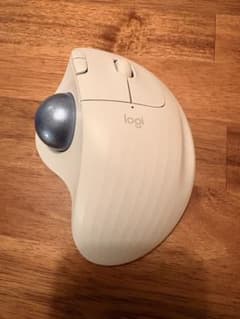 【美品】ロジクール ERGO M575 トラックボールマウス ホワイトのサムネイル
