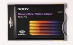 SONY メモリースティック PC Card Adaptor MSAC-P (2のサムネイル