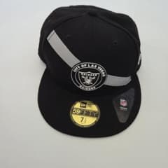 New Era RAIDERS キャップ　7と 二分の一 New Era Raiders 59FIFTY キャップ 7 1/2 黒/グレー - メルカリ