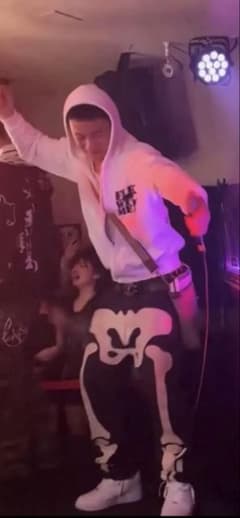 mnml ボーン スケルトンデニムパンツ 30 DAB着用 yoko swag - メルカリ