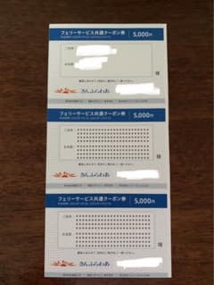 商船三井 フェリーサービス共通クーポン券　1枚のサムネイル