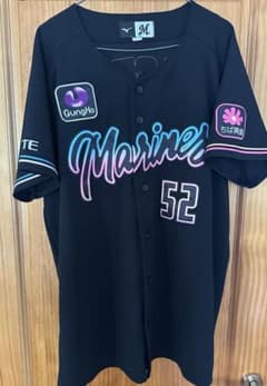 千葉ロッテマリーンズ 2023ブラックサマーユニフォーム ＃52 益田直也
