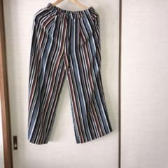 JEANASIS ストライプ ワイドパンツのサムネイル