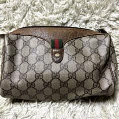 GUCCI Old Gucci PVC Shoulder Bag - Strap Broken - Junk Item