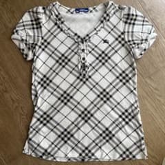 BURBERRY BLUE LABEL チェック柄 半袖カットソー 38のサムネイル