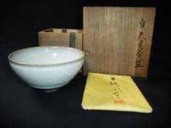 古狭間窯 加藤青山造 白天目茶碗 - メルカリ
